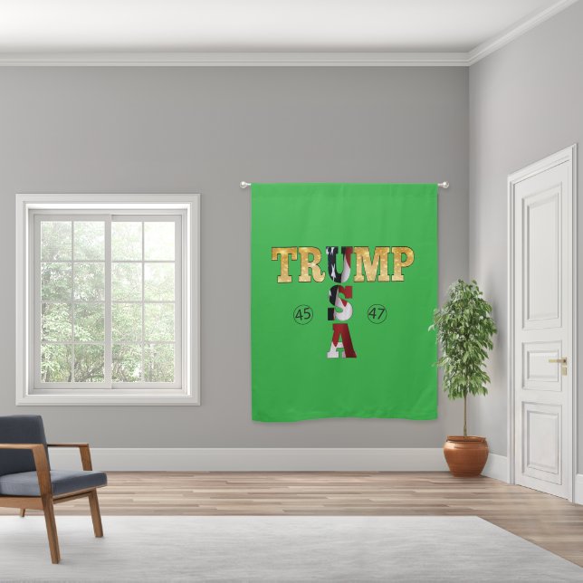 Trump Gold Presidential 🏆 💯 Blackout Curtains (Wide)