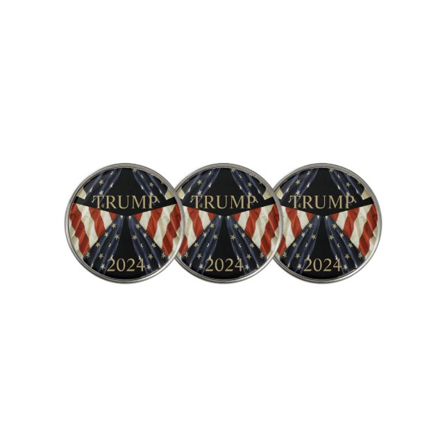 TRUMP GOLF BALL MARKER (3 Up)