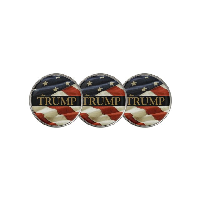 TRUMP GOLF BALL MARKER (3 Up)