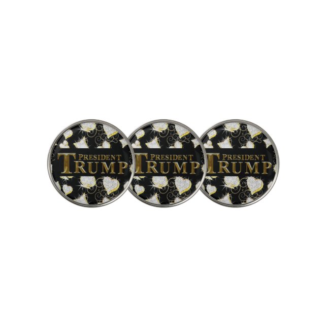 TRUMP GOLF BALL MARKER (3 Up)