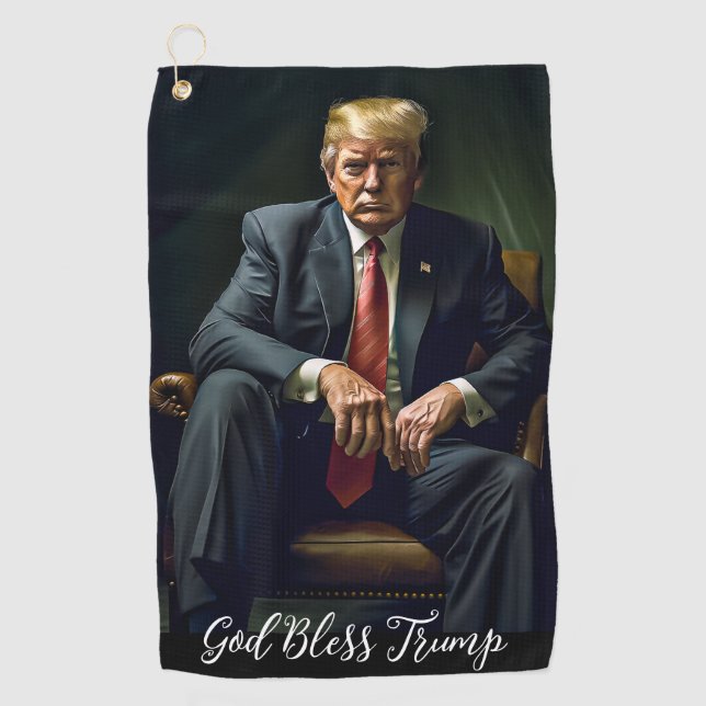 Trump Golf  Golf Towel (Front)