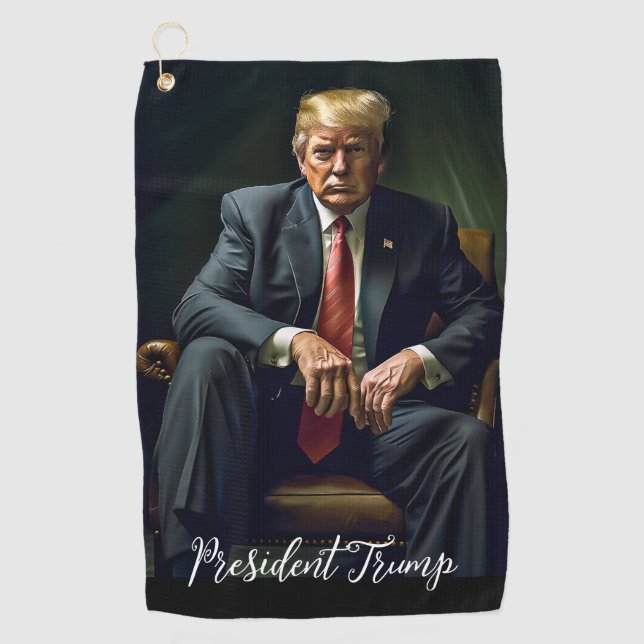 Trump Golf  Golf Towel (Front)