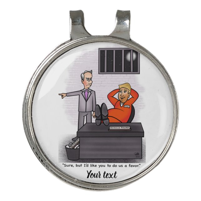 Trump Golf Hat Clip (Front)