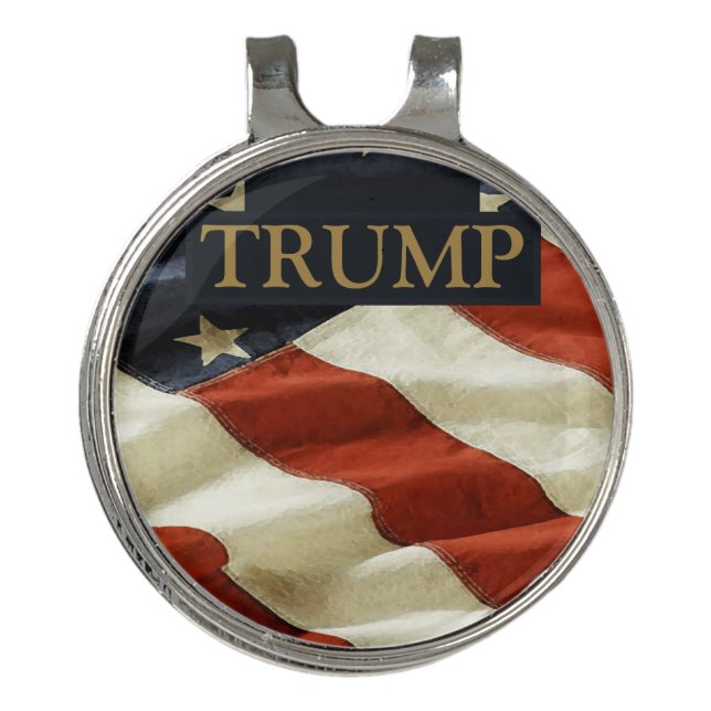 TRUMP GOLF HAT CLIP (Front)