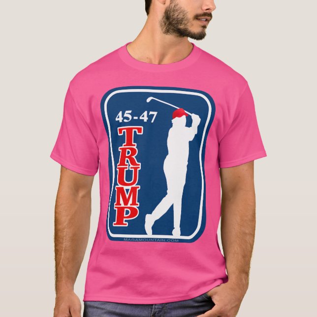 Trump Golf Tee (Blue)  Classic (Front)