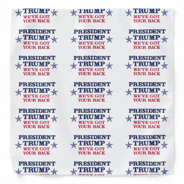 Trump Got Your Back Bandana (Front)