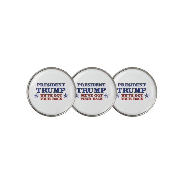 Trump Got Your Back Golf Ball Marker (3 Up)