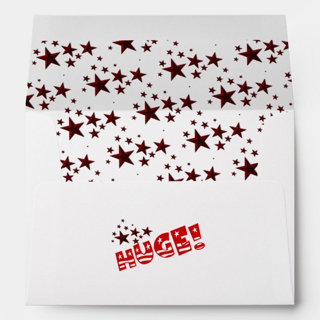 Trump Greatest Party Ever HUGE Party Invitation Envelope (Back (Bottom))