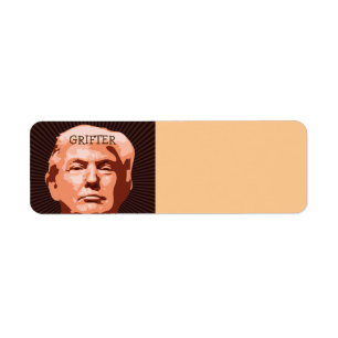 Trump Grifter Return Address Label