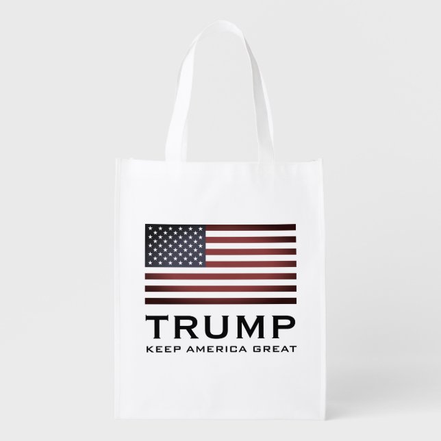 Trump grocery bag 4 republicans Keep America Great (Front)