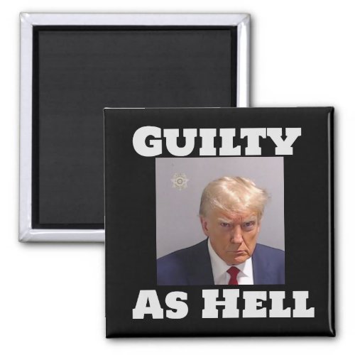 Trump Guilty As Hell Magnet