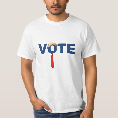 Trump Hair and Red Tie VOTE  T_Shirt