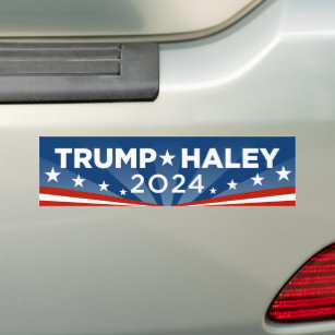 Trump Haley 2024 Bumper Sticker