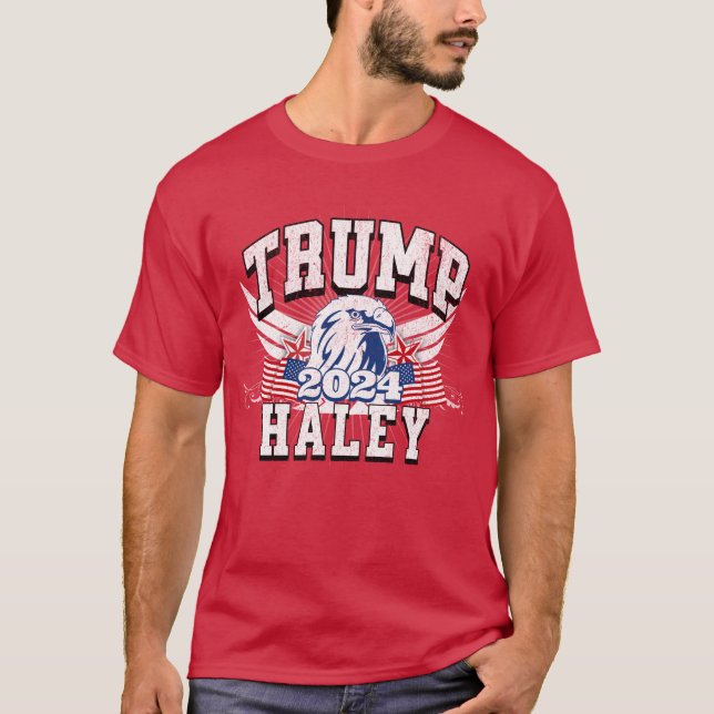Trump Haley 2024  T-Shirt (Front)