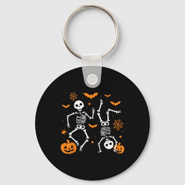 Trump Hallloween Skeleton Funny  Keychain (Front)