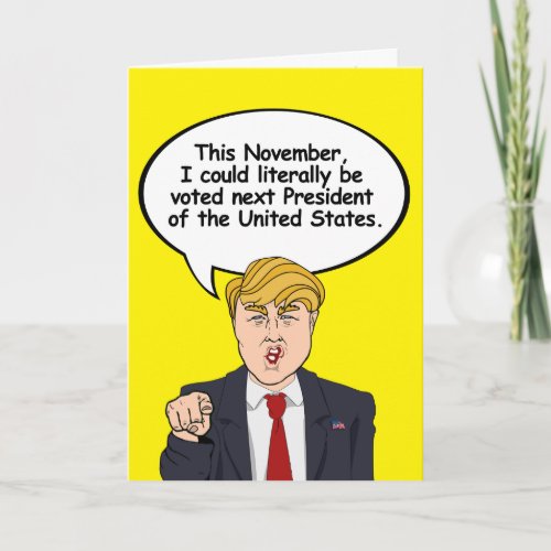 Trump Halloween Card _ There are scarier things th