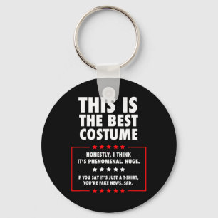 Trump Halloween Costume Keychain