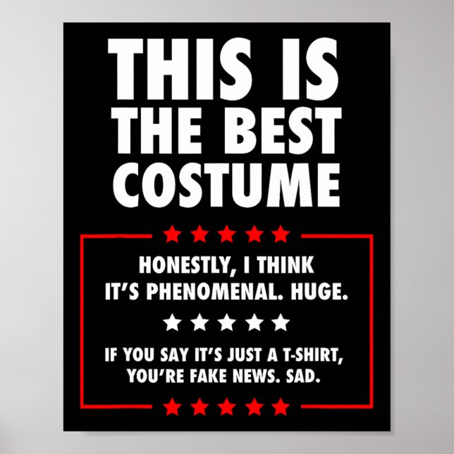 Trump Halloween Costume  Poster (Front)