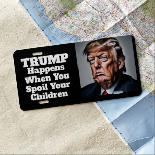Trump Happens License Plate