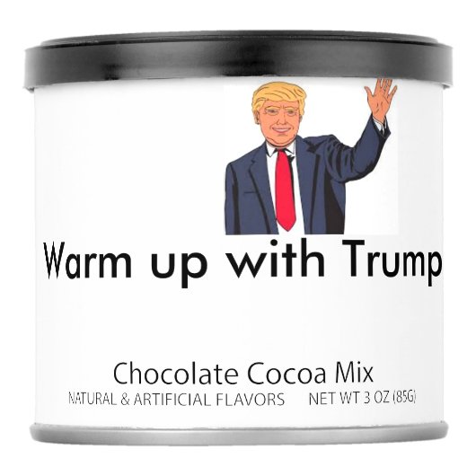 Trump Hot Chocolate Drink Mix (Front)