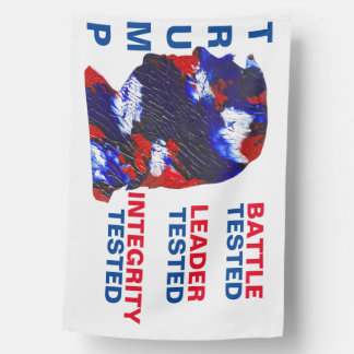 Trump house flag