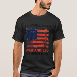 Trump I d love a mean tweet 1 79 Gas Right Now Tru T-Shirt