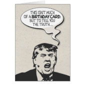 Trump “I’m Not Much of a President” Birthday Card (Front)