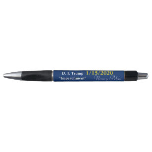 Trump "impeachment" commemorative pen