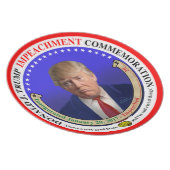 Trump Impeachment Commemorative Plate (Right Side)