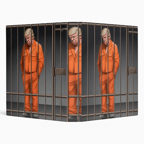 Trump in Jail Avery Signature Binder 1 3 Ring Binder