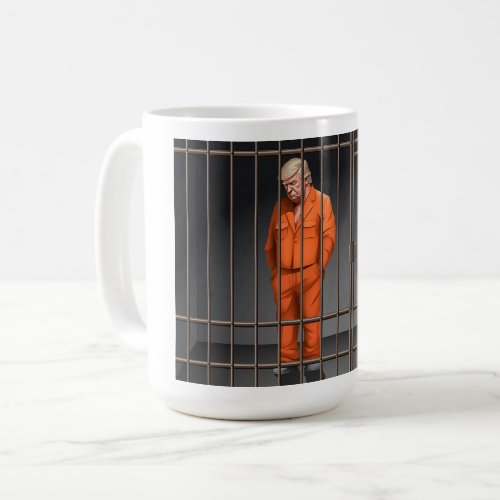Trump in Jail Classic Mug 15 oz  Coffee Mug
