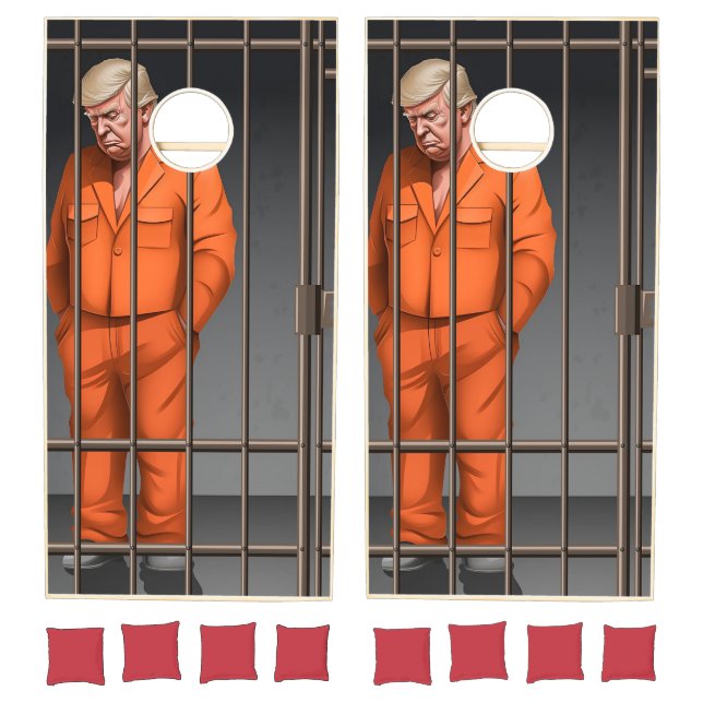 Trump in Jail Cornhole Set (Set)