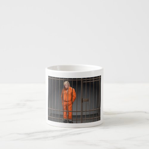 Trump in Jail Espresso Mug 