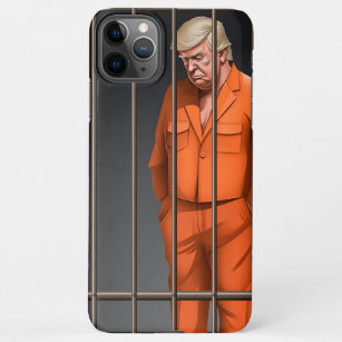Trump in Jail iPhone 11 Pro Max Slim Fit Case, Glo iPhone 11Pro Max Case
