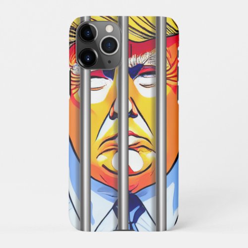 Trump in Jail iPhone 11 Pro Slim Fit Case Glossy  iPhone 11Pro Case