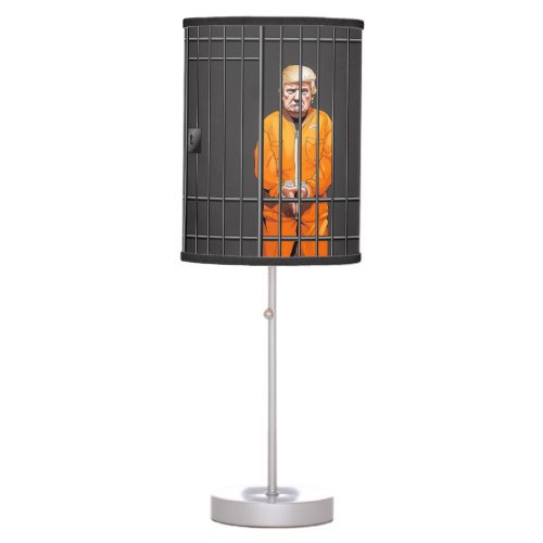 Trump in Jail Lamp Table Lamp 