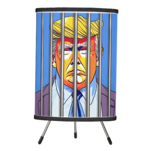 Trump in Jail Lamp Tripod Lamp 