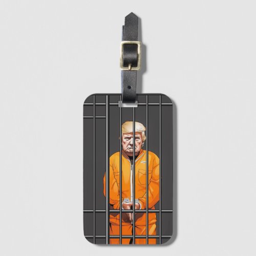 Trump in Jail Luggage Tag