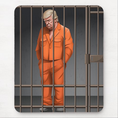 Trump in Jail Mouse Pad 