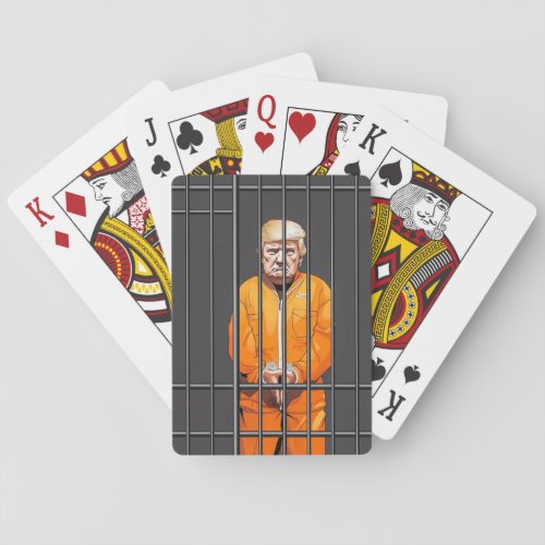 Trump in Jail Playing Cards