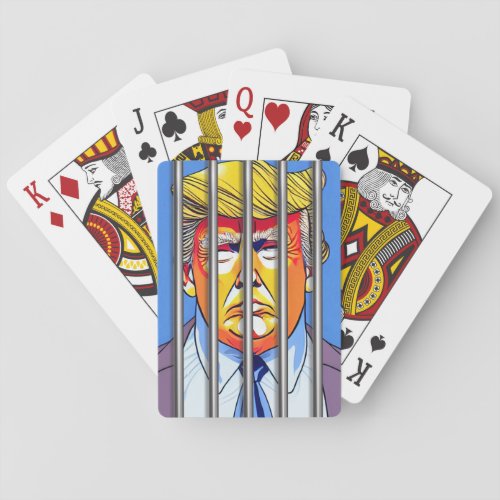 Trump in Jail Playing Cards