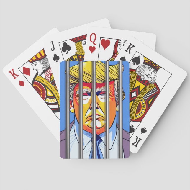 Trump in Jail Playing Cards (Back)