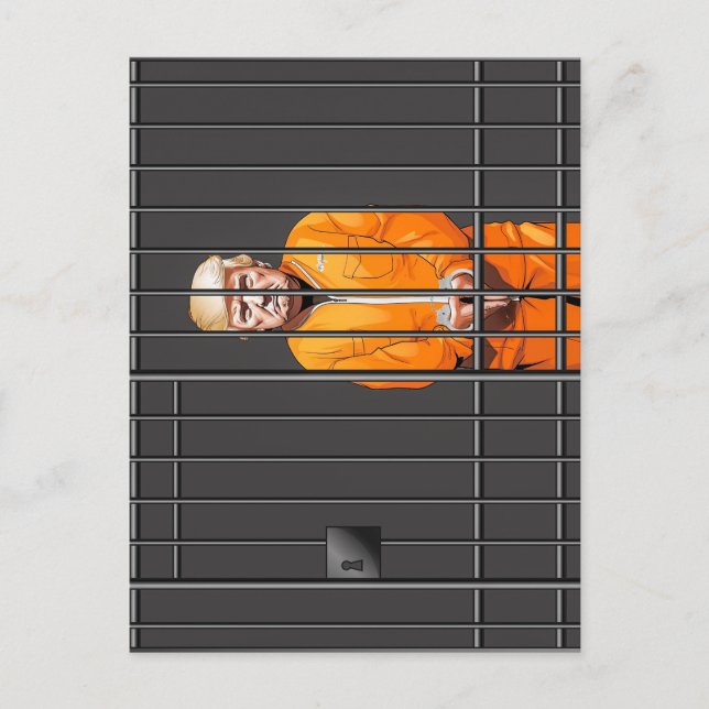 Trump in Jail Post Card (Front)