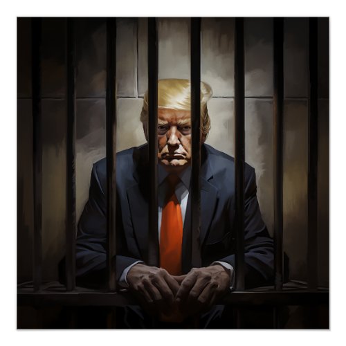 Trump in Jail  Poster