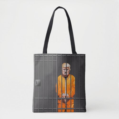 Trump in Jail Shoulder Tote