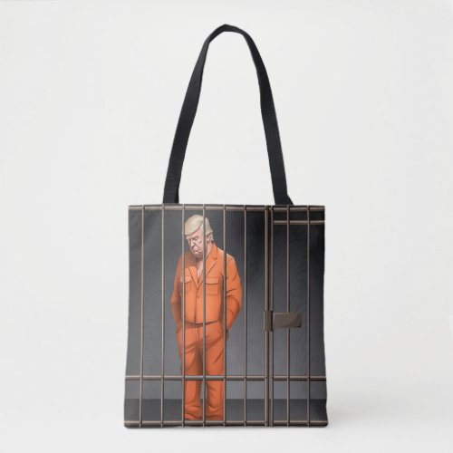 Trump in Jail Shoulder Tote