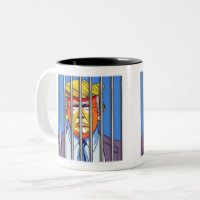 Guilty Donald Trump Mug Shot 10oz Mug Cup Funny Jail Lock Him Up Prison