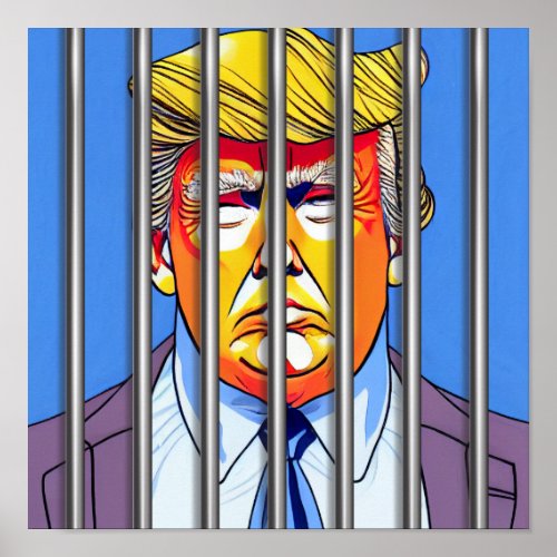 Trump in Jail Value Poster Paper Matte 12