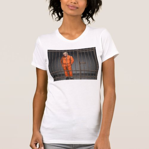 Trump in Jail Womens BellaCanvas Slim Fit T_Shir T_Shirt