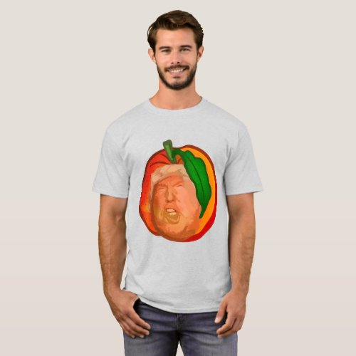 Trump in Peach Mens Basic T_Shirt Impeach Shirt